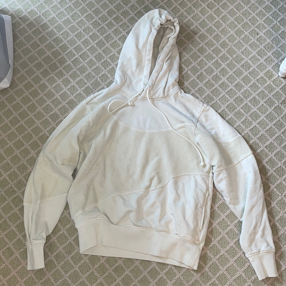 KITH women valley seamed Jane hoodie - waffle